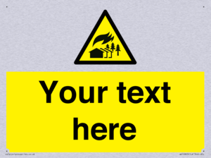 Custom Warning: Large scale fire zone